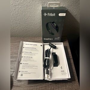 Fitbit Inspire 3 Midnight Black Smartwatch Health Fitness Tracker